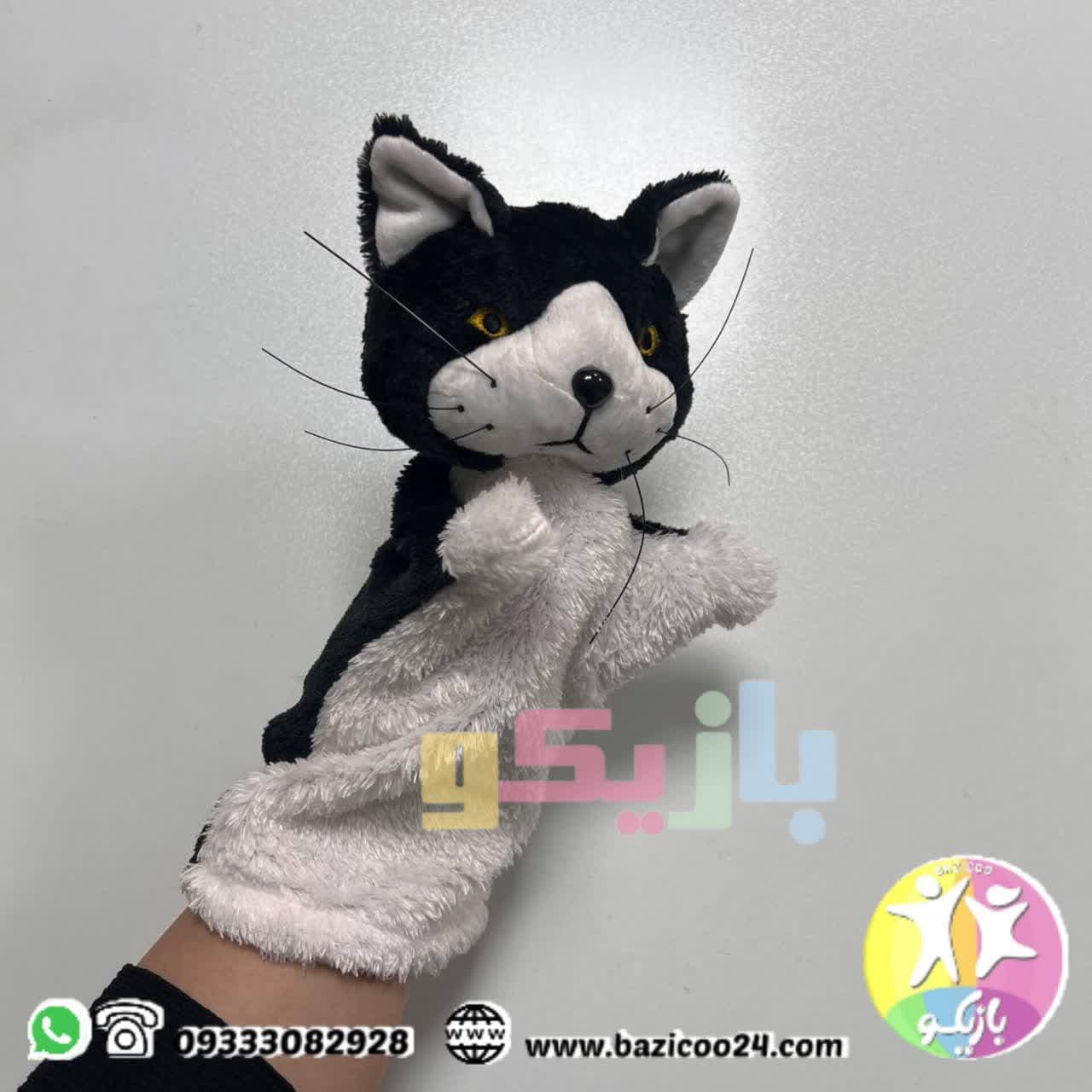 پاپت دستی کودک مدل گربه - تصویر 7