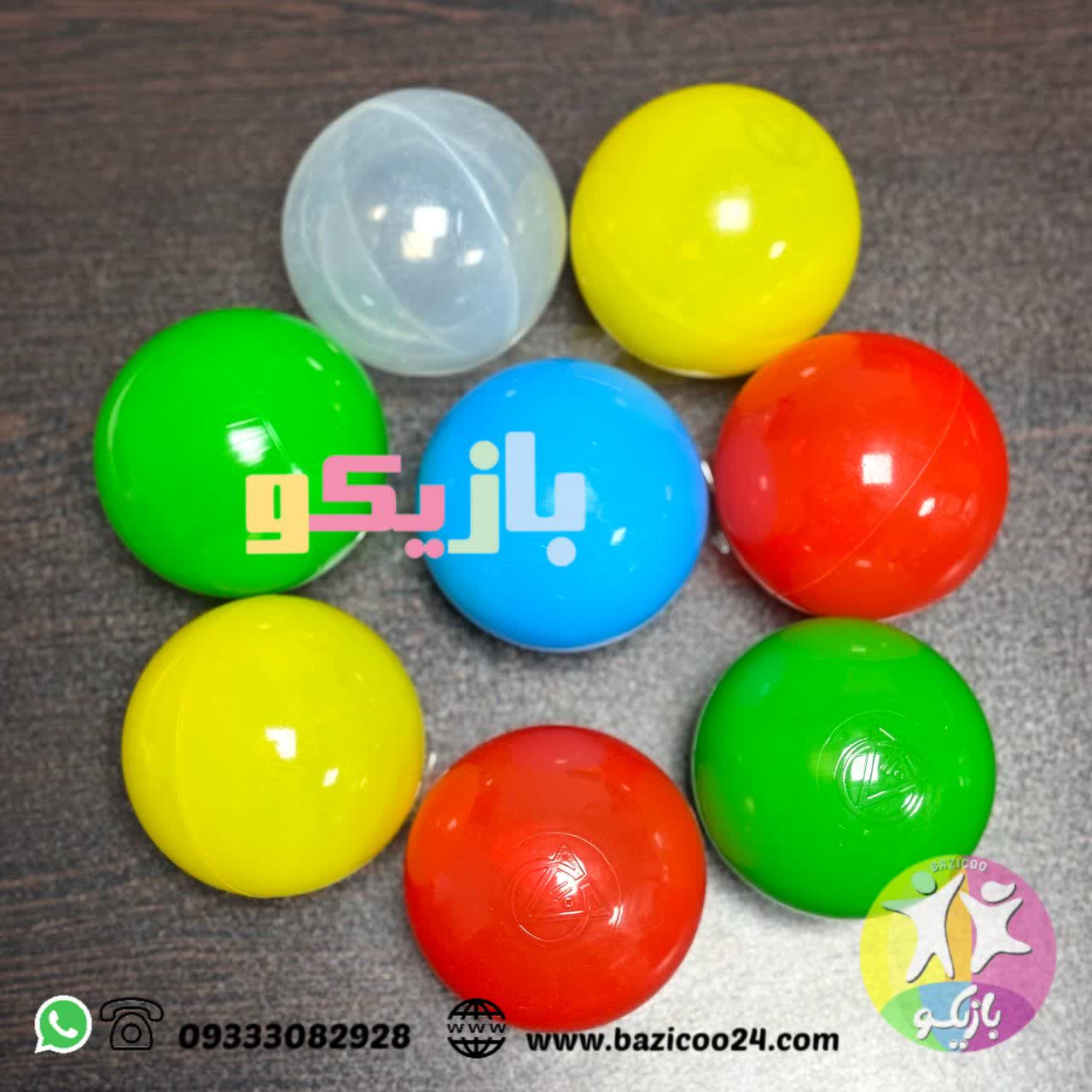 توپ رنگی استخر توپ کودک سایز 8 - تصویر 5