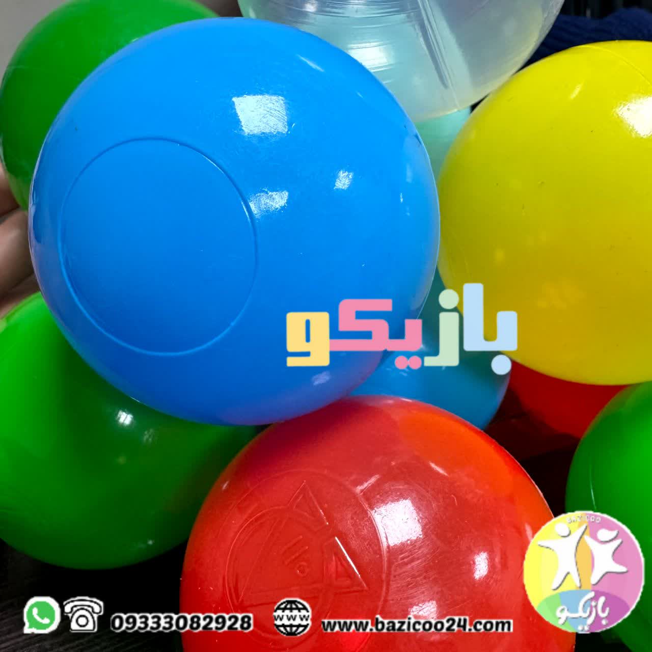 توپ رنگی استخر توپ کودک سایز 8 - تصویر 4