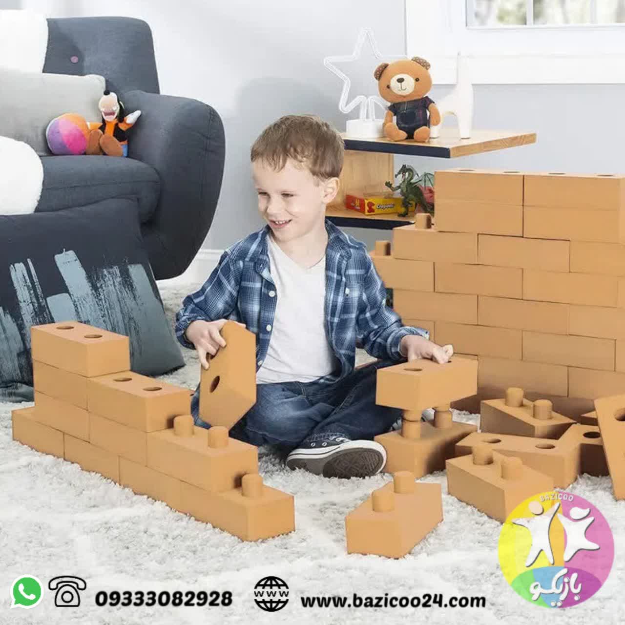 آجر های خانه سازی فومی 36 تکه