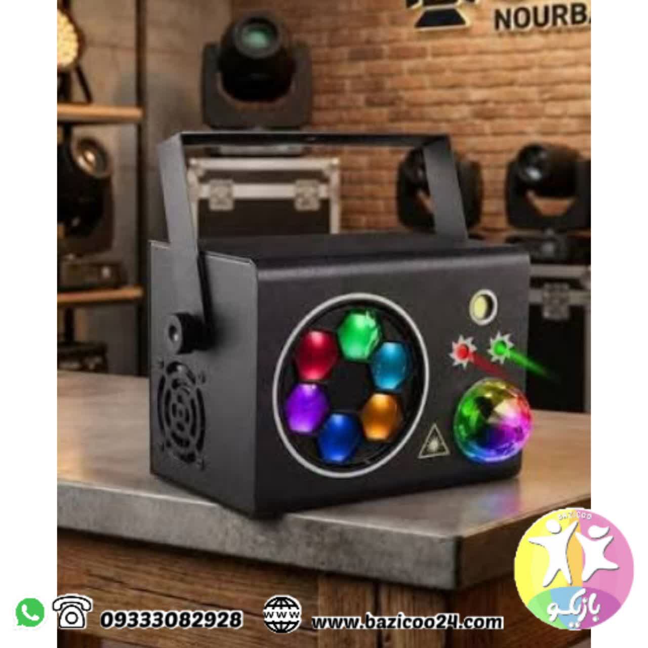 دستگاه رقص نور لیزر 4 کاره